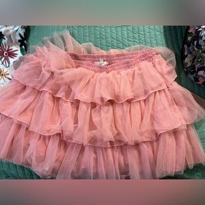Pink Tulle Skort